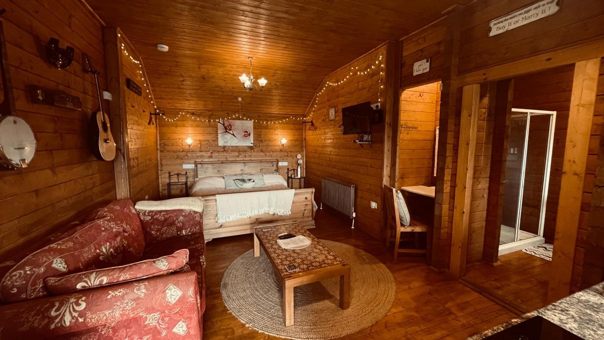 Blossom Cabin - Little Log Cabin In Wales Newtown  Eksteriør billede